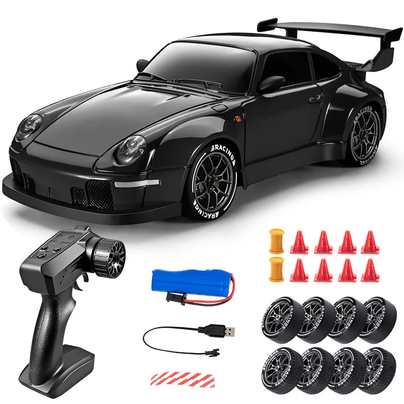 RC Drift Car 1:24 – 4WD High Speed Remote Control Car with LED Lights