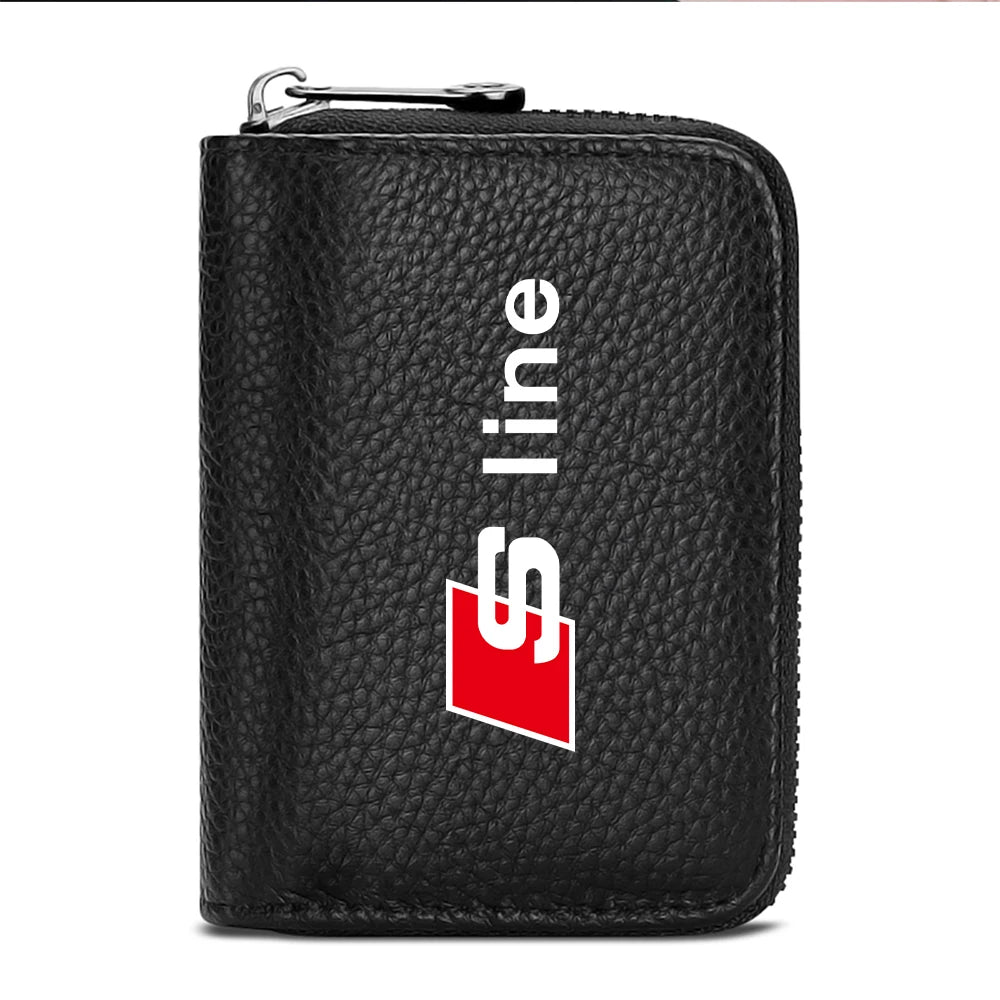 A. Car Leather Mini Wallet