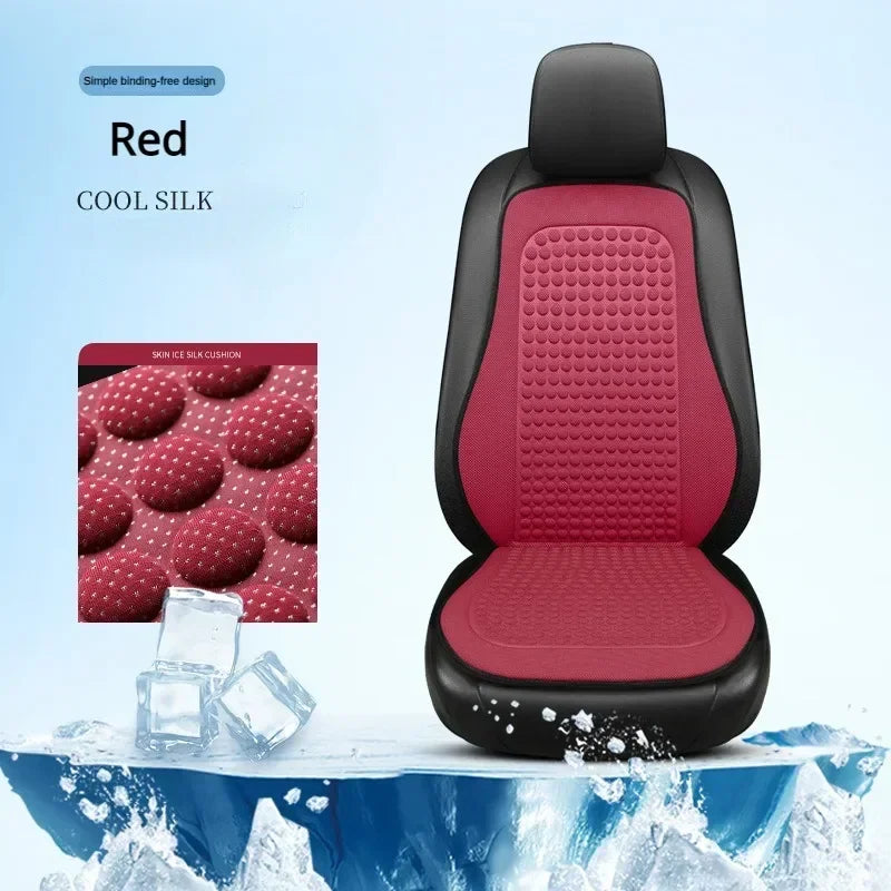 Ice Silk Car Seat Cushion – Breathable Cooling Pad Universal