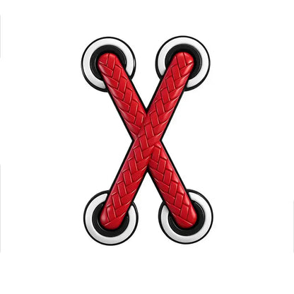 Cross Shoelace Car Decal | Vinyl Vehicle Sticker