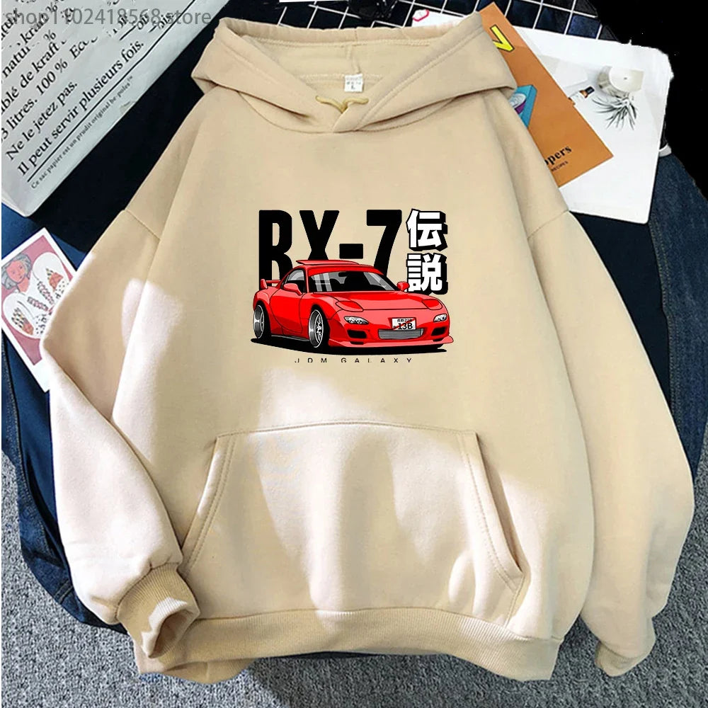 Car Culture Graphic Hoodie – Unisex Fleece Pullover