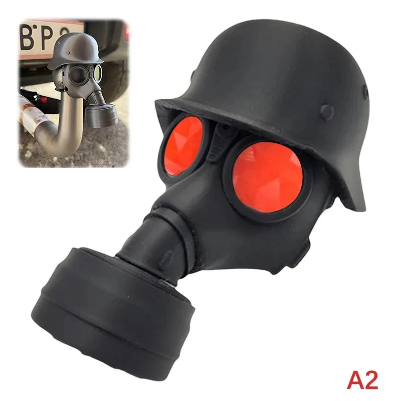 Decorative Trailer Hitch Cover - 3D Helmet Design