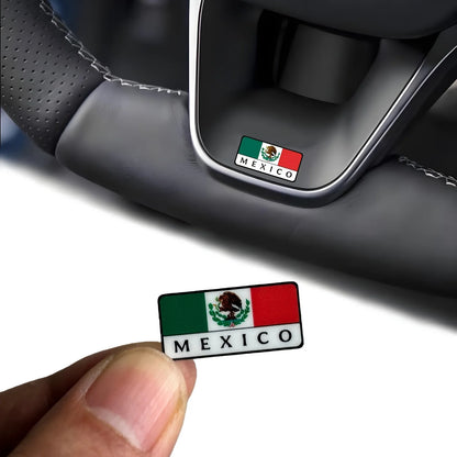 Mexican Flag Car Decal | PVC Exterior Sticker