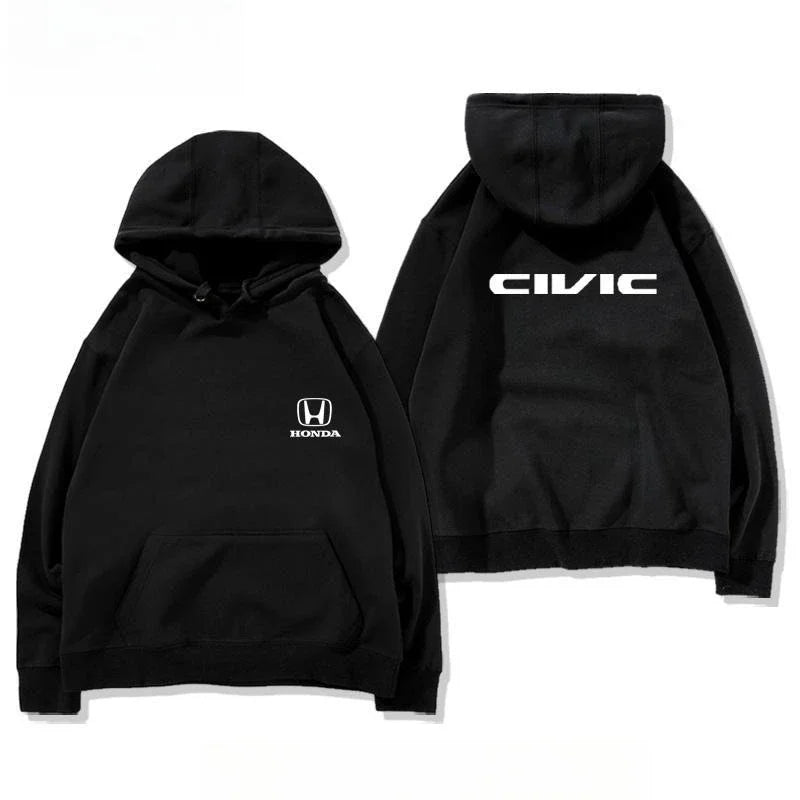 JDM Car Culture Hoodie – Oversized Polyester Pullover