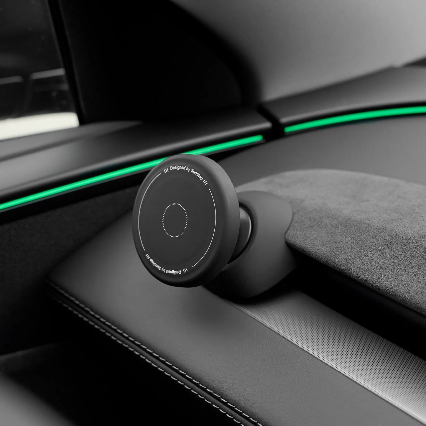 Silicone Magnetic Phone Holder – Steering Column Car Mount (LHD & RHD)