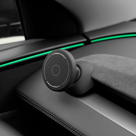 Silicone Magnetic Phone Holder – Steering Column Car Mount (LHD & RHD)