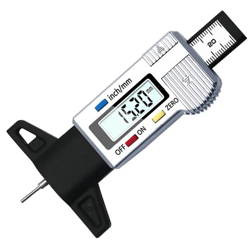 Digital Tire Tread Depth Gauge – Tyre Wear Detector (3 Colors)