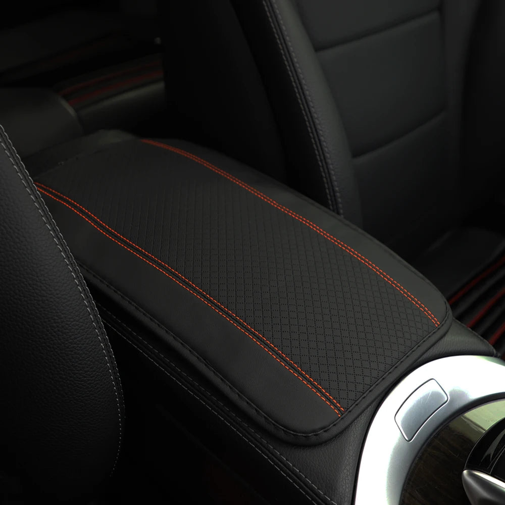 Embossed Car Armrest Pad Center Console