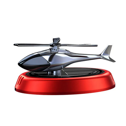 Solar Rotating Helicopter Car Air Freshener – Dashboard Diffuser