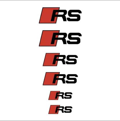 Car Brake Caliper Sticker – High Temp Waterproof Decal (Set of 6)