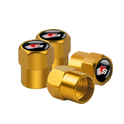 4Pcs Metal Valve Cap Sline Style