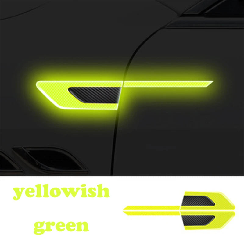 Car Body Reflective Stickers – Side Safety Warning & Door Protection Strips