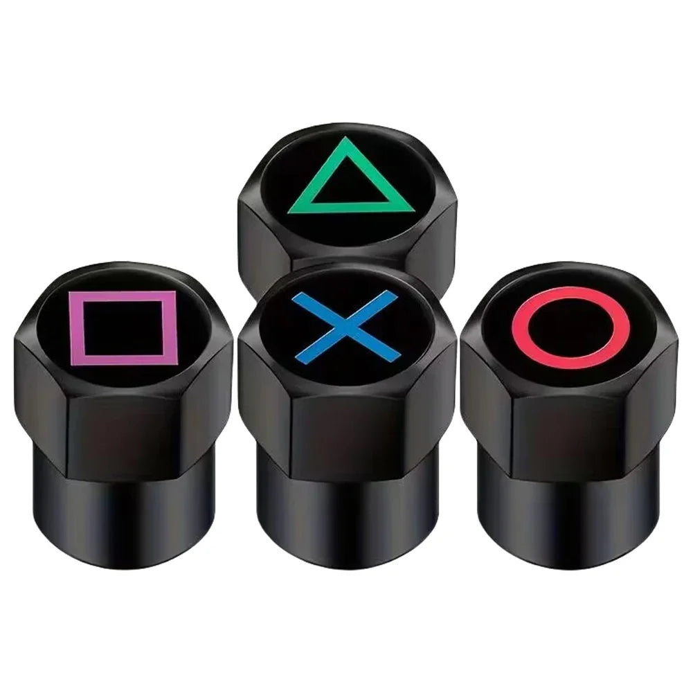 4PCS Car Game Button Valve Caps