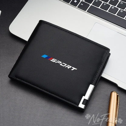 Sport Car Wallet Men Leather