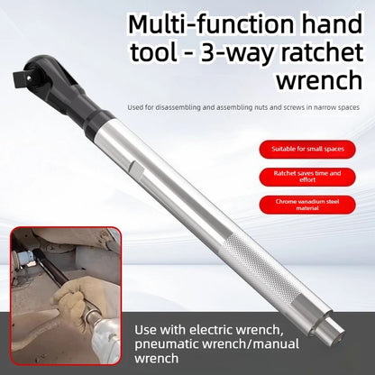 3-in-1 Ratchet Wrench | 72-Tooth Automotive Tool