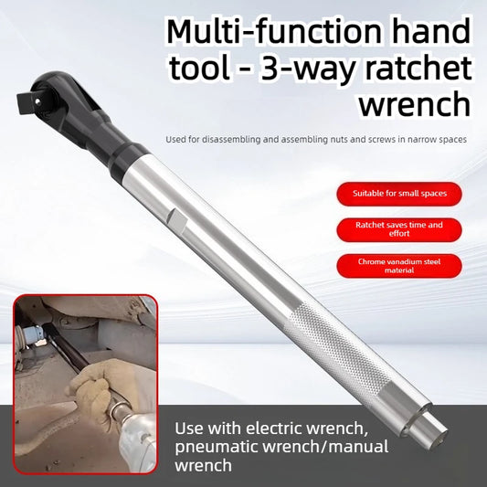 3-in-1 Ratchet Wrench | 72-Tooth Automotive Tool