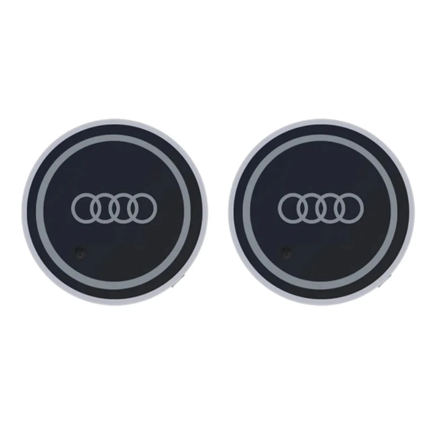 7-Color LED Car Cup Holder Light – Luminous Coaster (Set of 2)