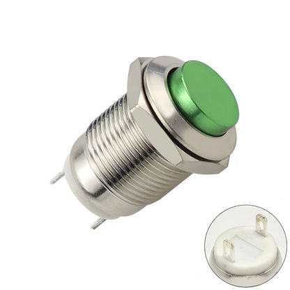 12mm Waterproof Metal Momentary Push Button Switch