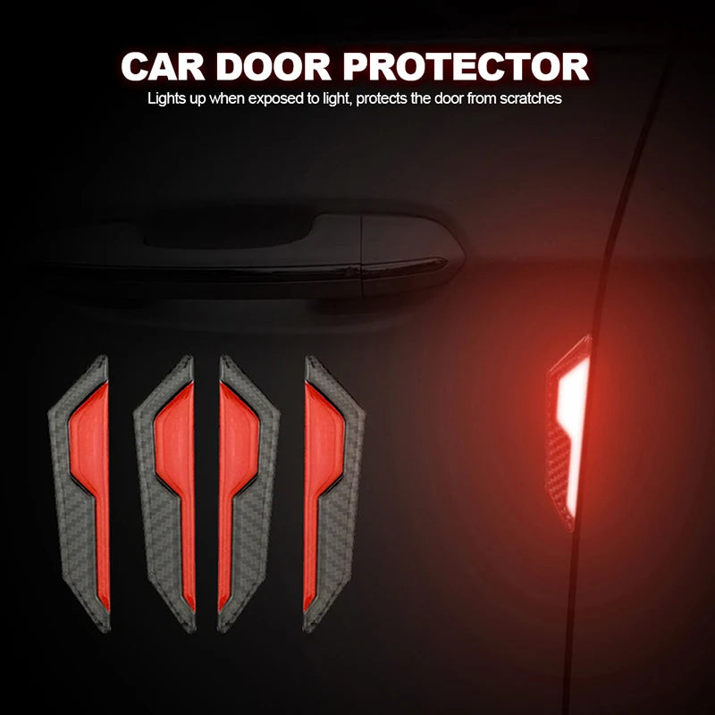 Car Door Handle Scratch Protector Strips – Anti-Collision Stickers (4 pcs)