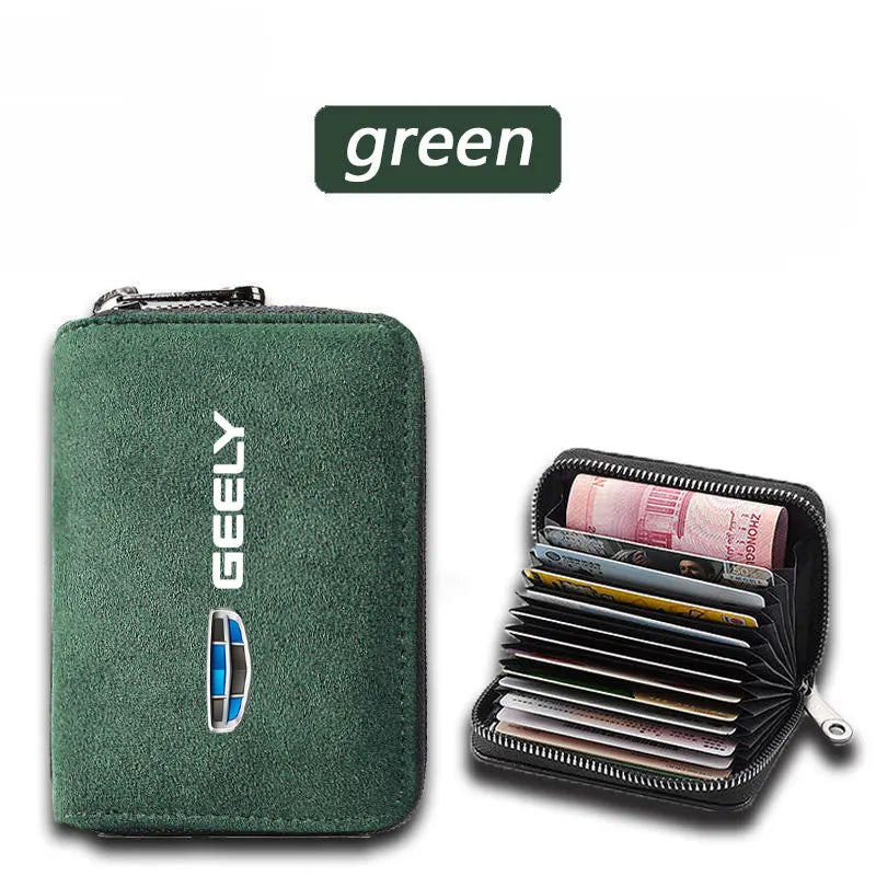 Car Door Storage Pocket Organizer – PU Leather Card Holder
