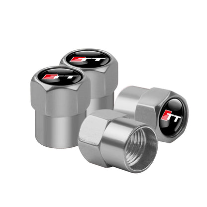 4Pcs Metal Valve Cap Sline Style