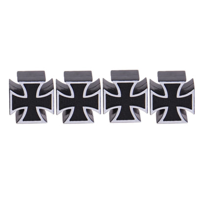 4PCS Cross Shaped Valve Caps