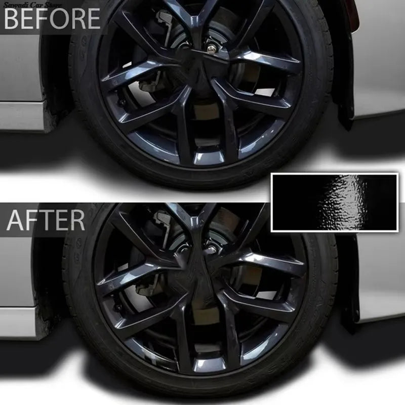 Reflective Car Wheel Hub Decal Stickers – 6 Pcs Rim Decals