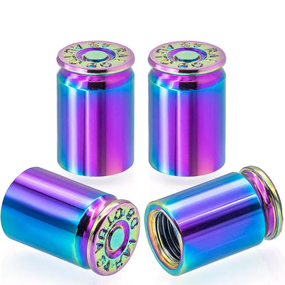 4PCS Aluminum Alloy Car Tire Valve Stem Caps