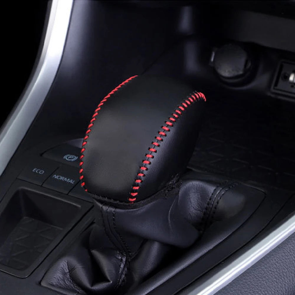 Gear Shift Knob Cover Leather
