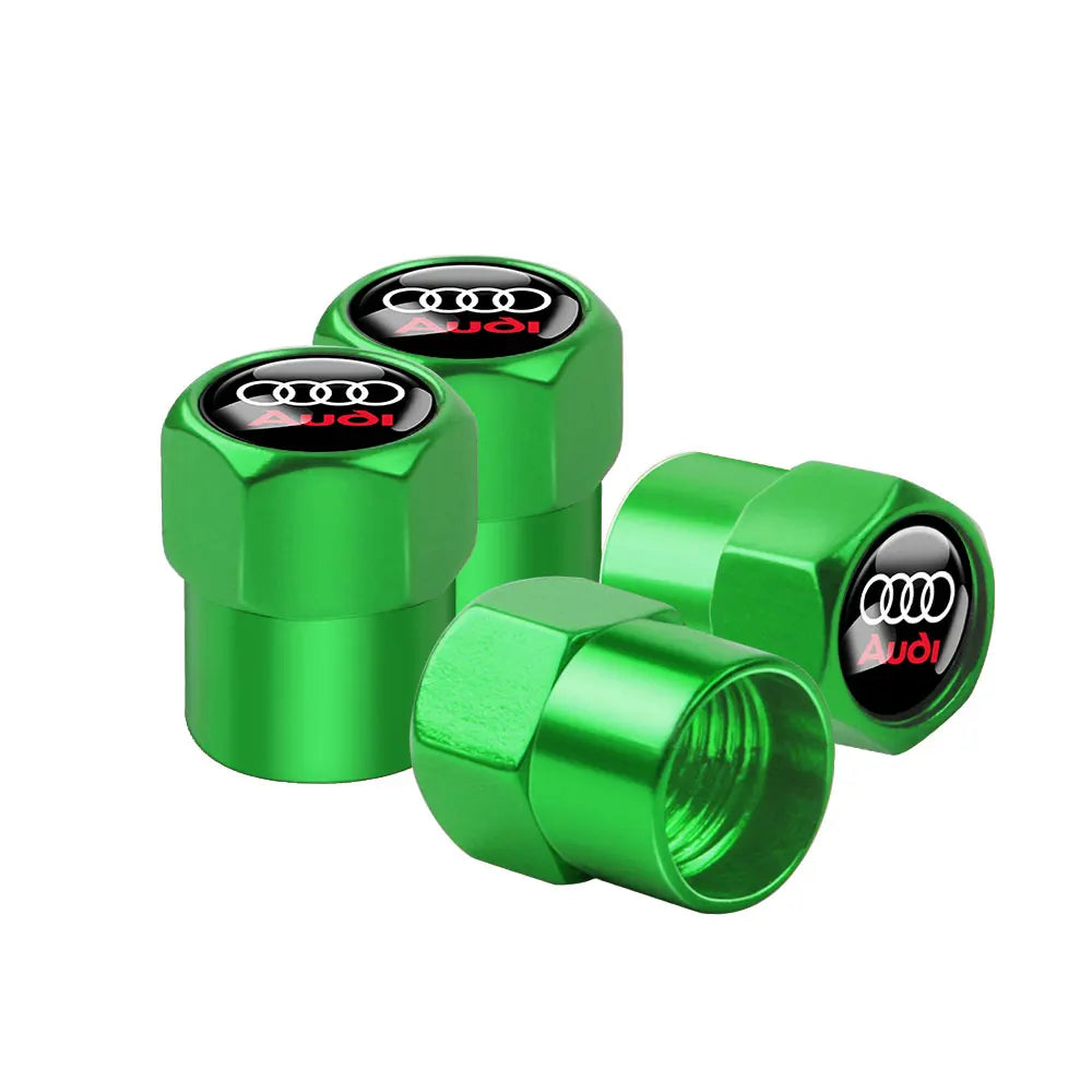 4Pcs Metal Valve Cap Sline Style
