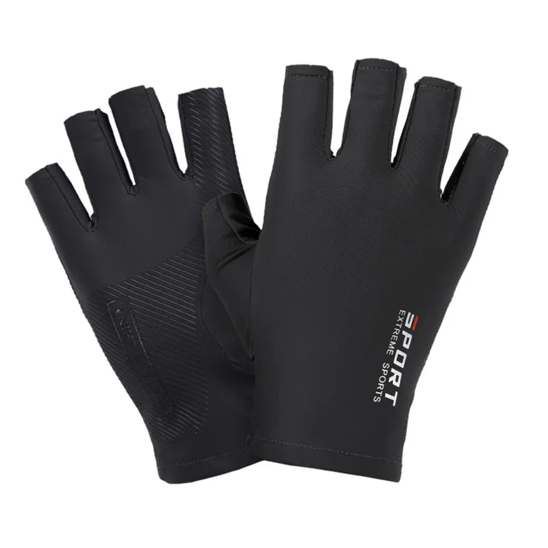 Ice Silk Driving Gloves – UV Protection, Anti-Slip, Unisex