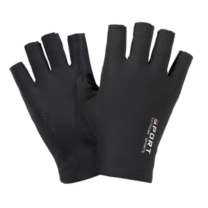 Ice Silk Driving Gloves – UV Protection, Anti-Slip, Unisex