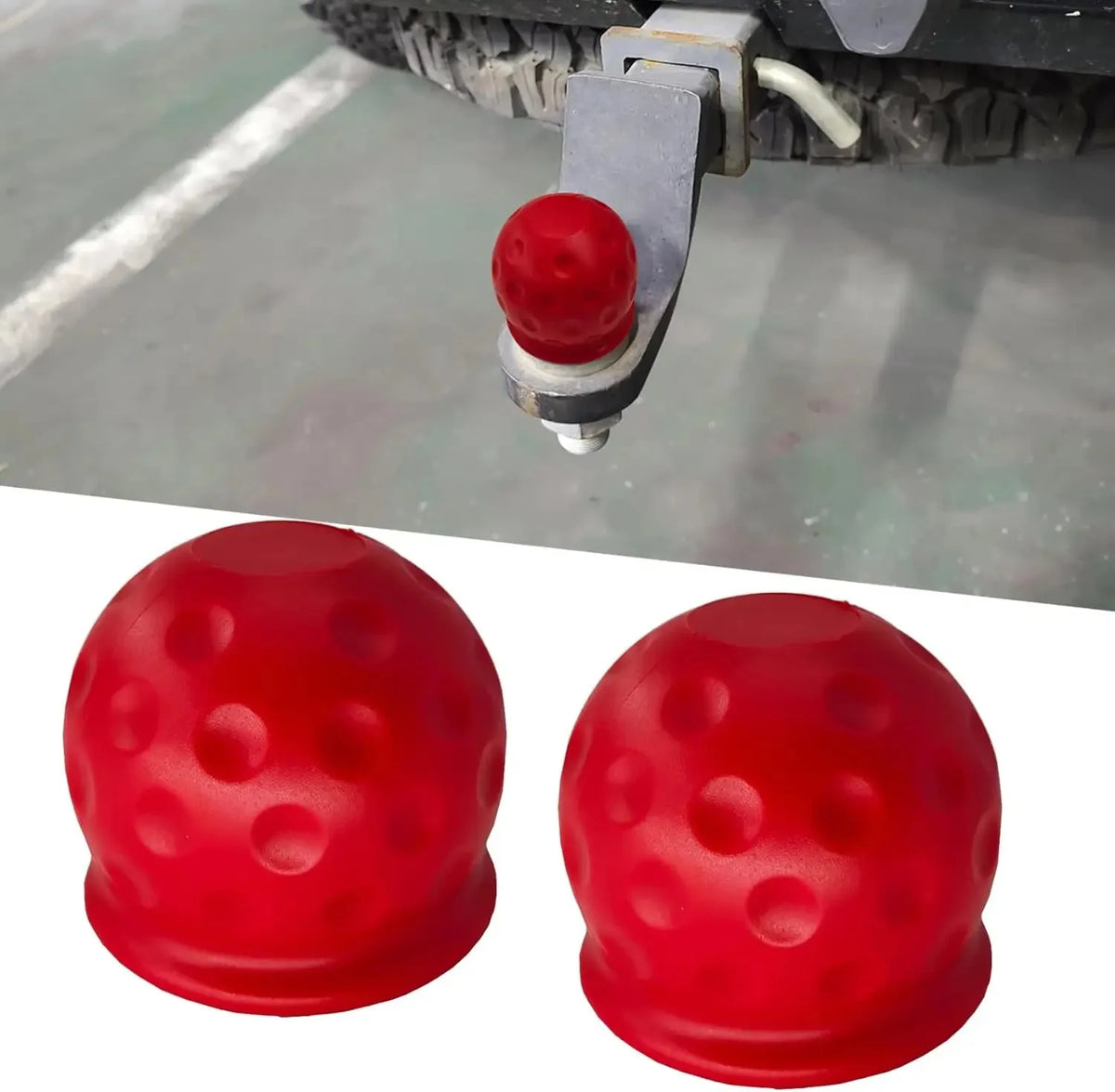 Rubber Tow Ball Cover - Protective Trailer Hitch Cap