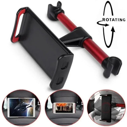 Car Seat Back Tablet Holder - 360 Rotating Headrest Mount