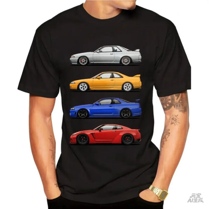 Skyline Car Cotton Shirt