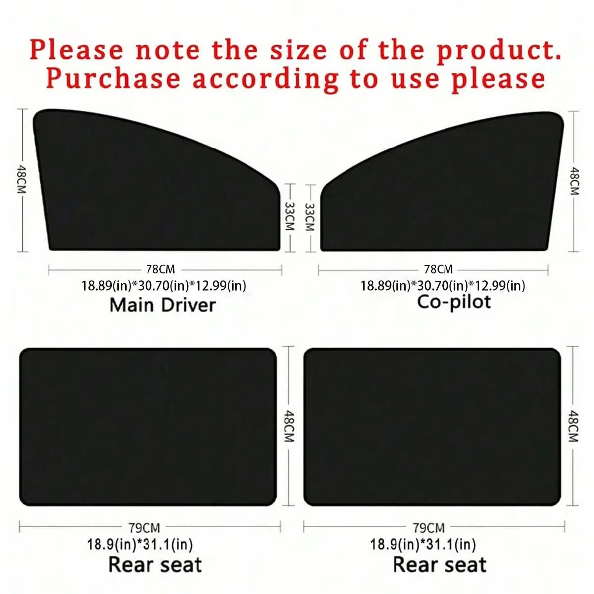 Block UV Car Window Sun Shade