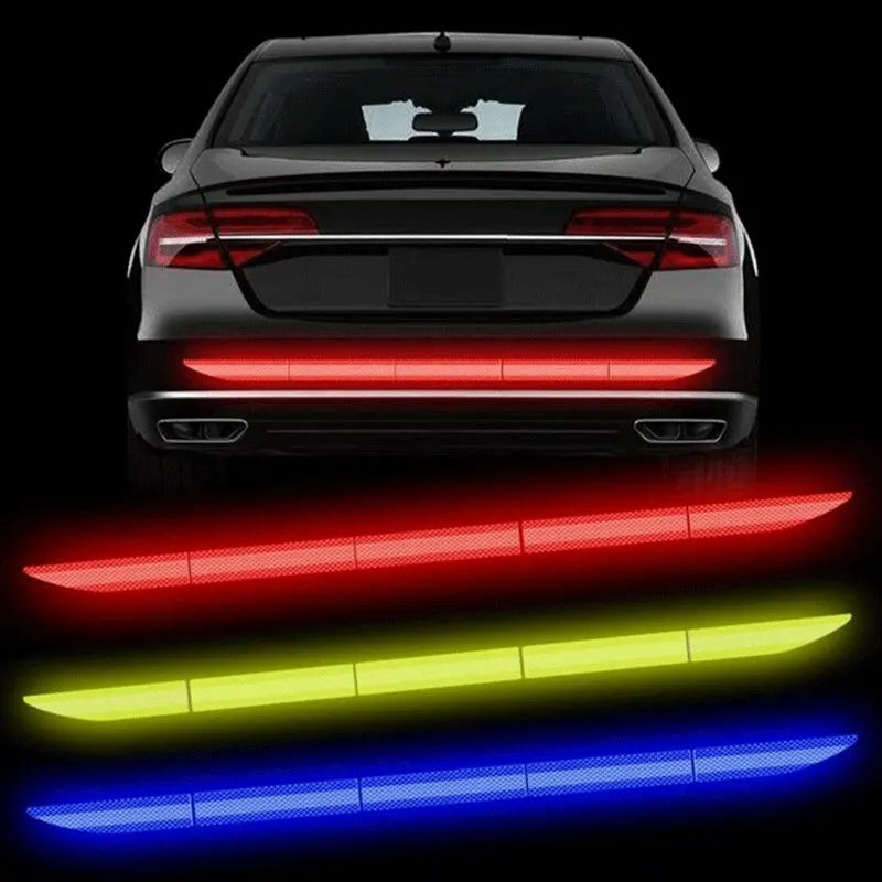 Universal Reflective Rear Bumper Safety Strip