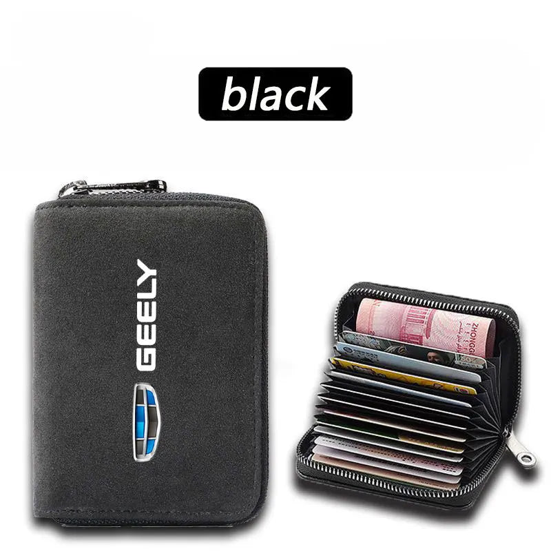 Car Door Storage Pocket Organizer – PU Leather Card Holder