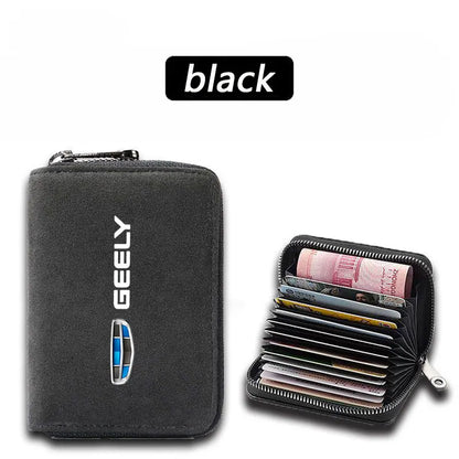 Car Door Storage Pocket Organizer – PU Leather Card Holder