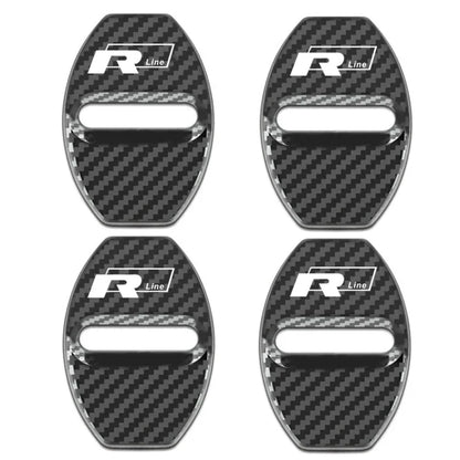 Car Door Lock Protection Covers - Set of 4 with Logo Options
