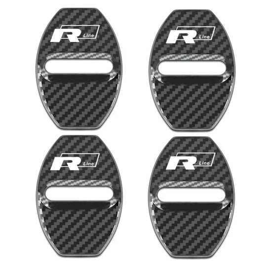 Car Door Lock Protection Covers - Set of 4 with Logo Options