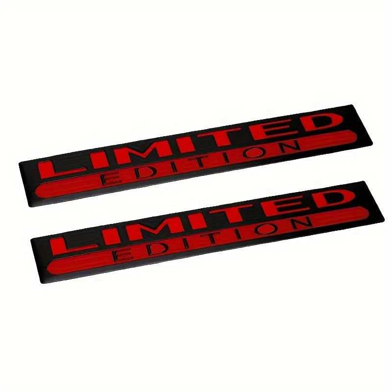 3D Metal Racing Sport Emblem Badge Sticker – 2 Pcs Car & Moto Decal