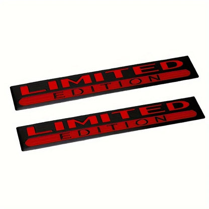 3D Metal Racing Sport Emblem Badge Sticker – 2 Pcs Car & Moto Decal