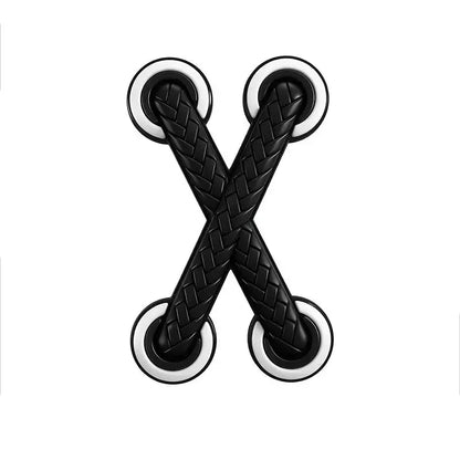 Cross Shoelace Car Decal | Vinyl Vehicle Sticker