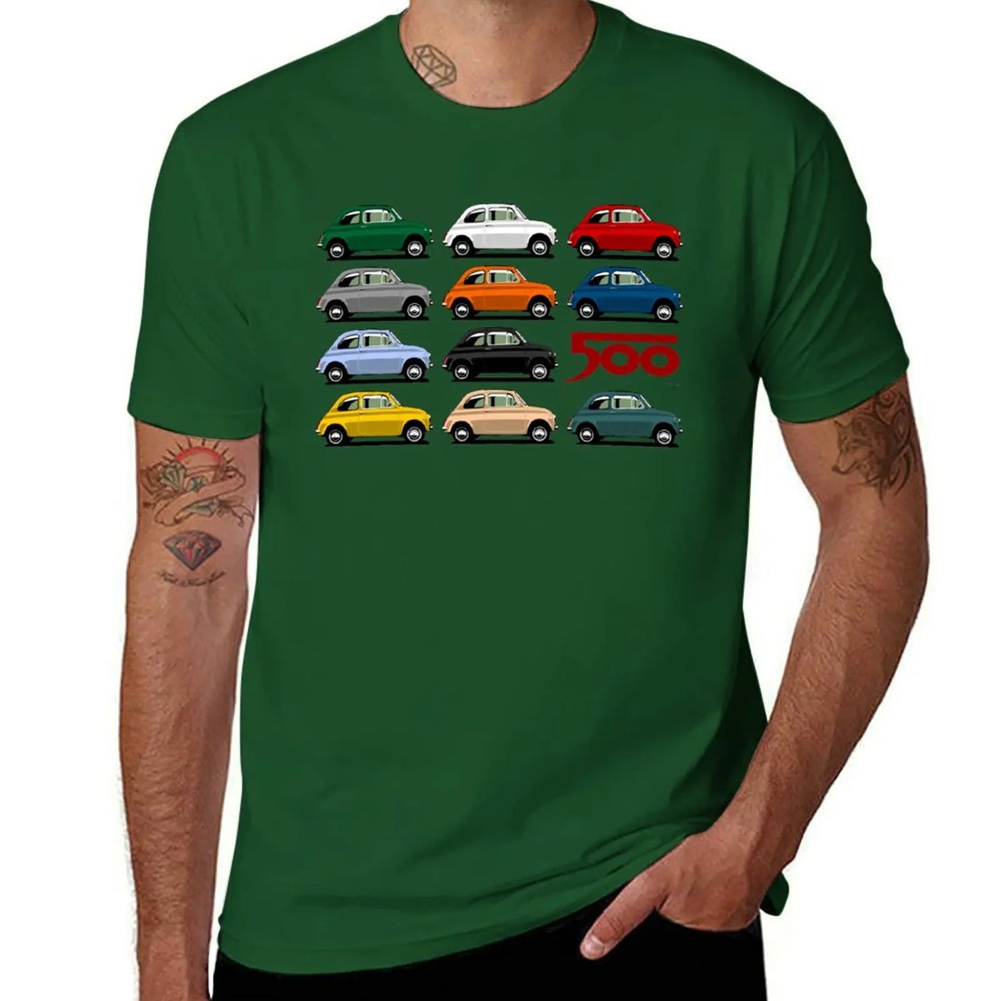 500 Car Side View T-Shirt