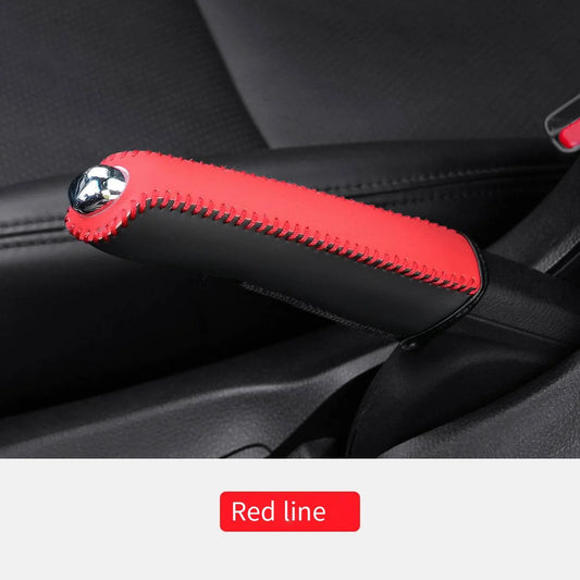 PU Leather Handbrake Cover - Anti-Slip Grip Sleeve