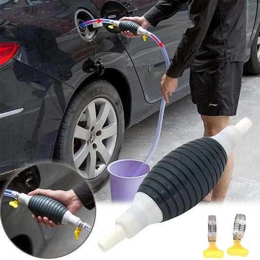Manual Siphon Hand Pump – Universal Fluid Transfer for Fuel & Water