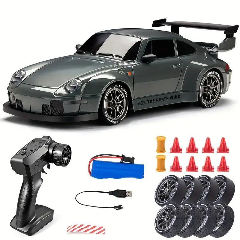 RC Drift Car 1:24 – 4WD High Speed Remote Control Car with LED Lights
