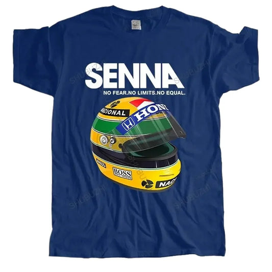 Racing Helmet Graphic T-Shirt | No Fear No Limits No Equal