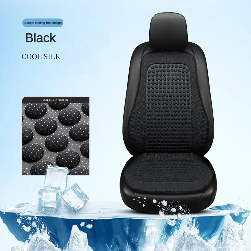 Ice Silk Car Seat Cushion – Breathable Cooling Pad Universal